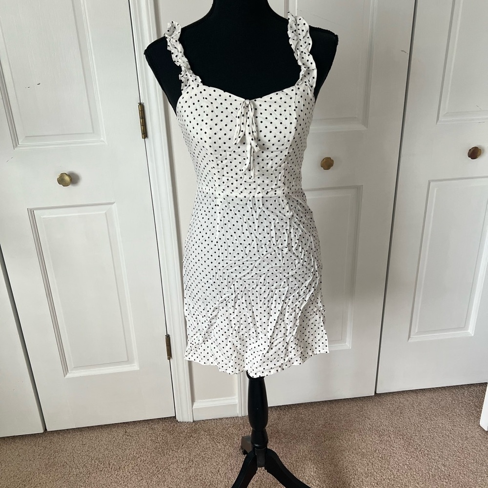 Polka Dot Ruffle Dress